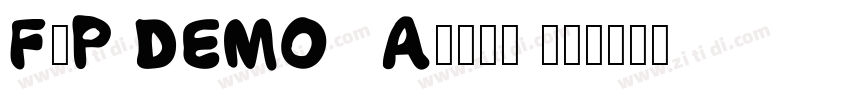 FSP DEMO   Adria Sl字体转换